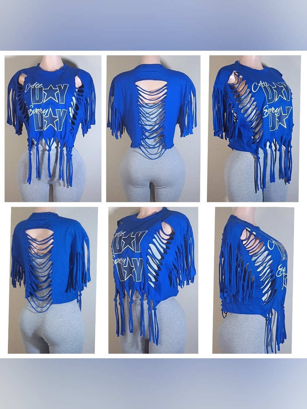 Dallas Cowboys Custom Fringe Tee